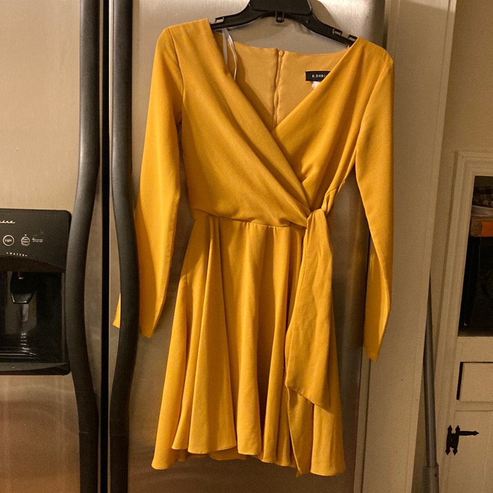 B.DARLIN dress, yellow, size S , one layer